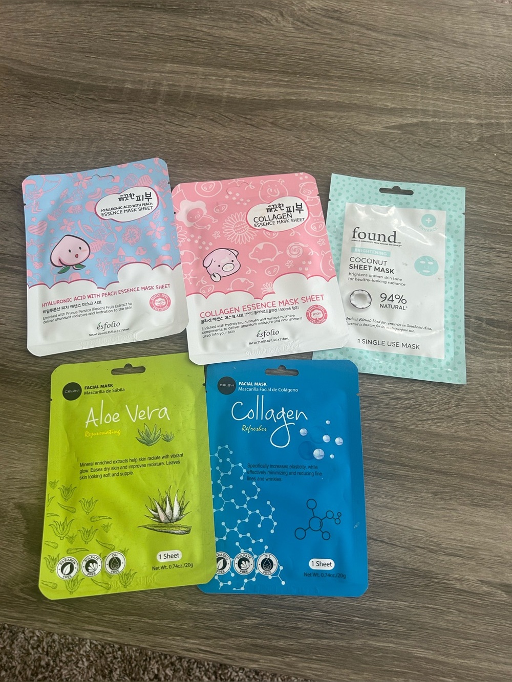 Assorted Sheet Face Masks